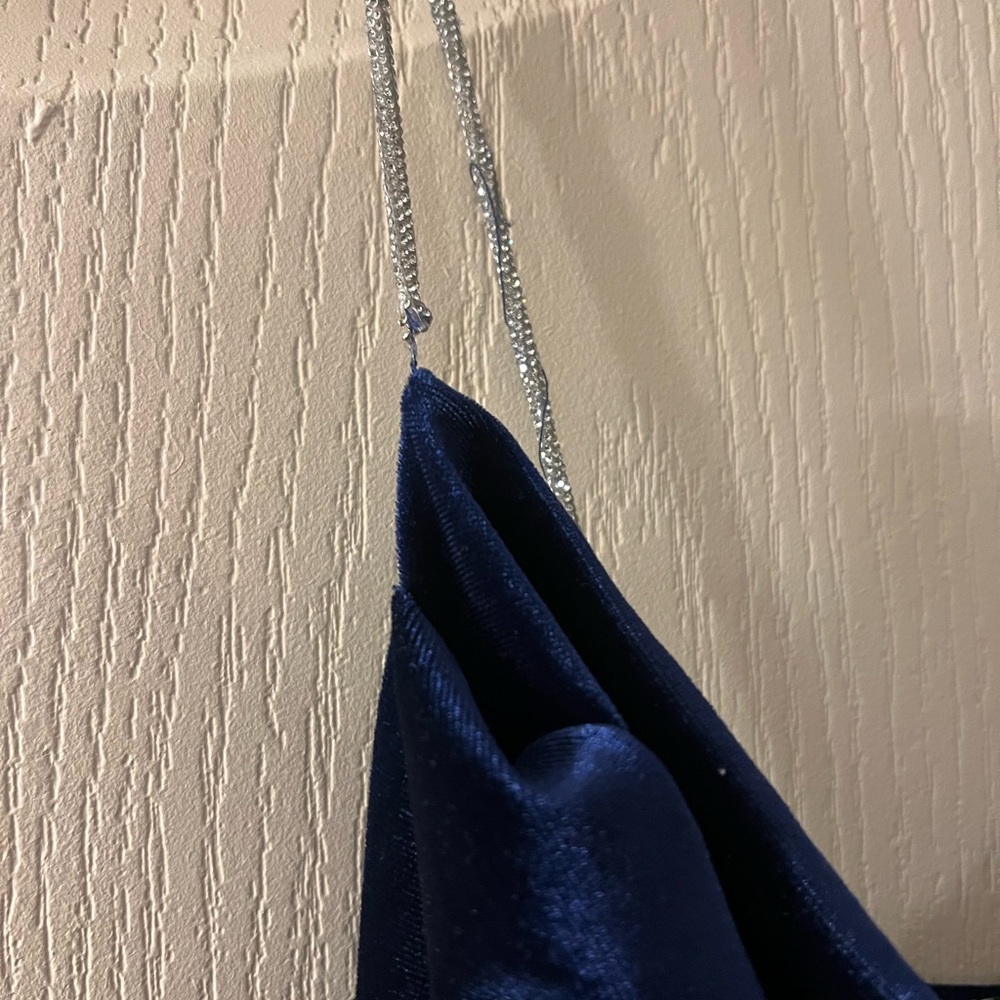 Windsor Navy Velvet Dress - Picture 5 of 5